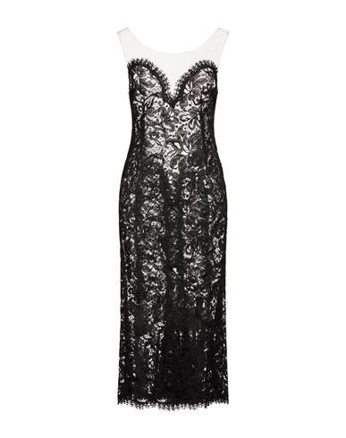 DOLCE&GABBANA Midi-Kleid Damen Schwarz 38,40 Damen