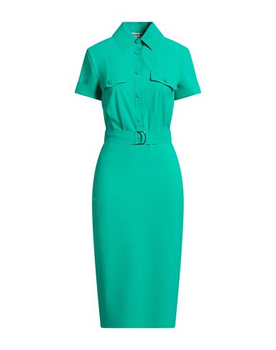 Midi-Kleid Damen Smaragdgrün 34,36,38,40 Damen