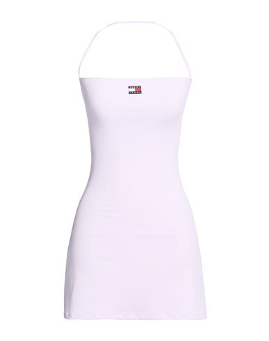 Tommy Jeans Woman Mini Dress Lilac Size S Recycled Polyester, Elastane In Purple