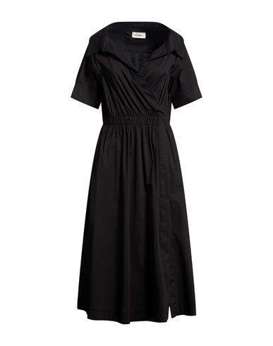 Vestido midi Mujer Negro 40 Mujer