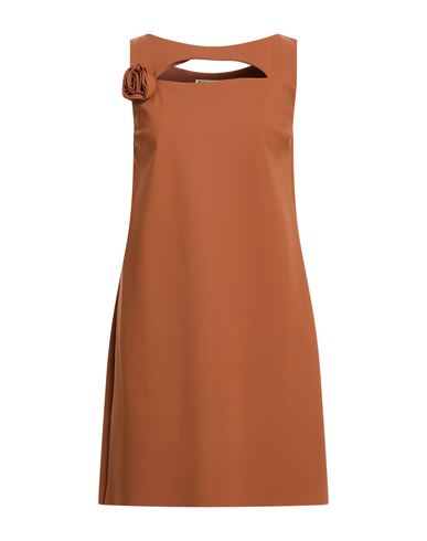 Minivestido Mujer Marrón 34,36,38 Mujer