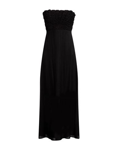 Maxi-Kleid Damen Schwarz 30,32,34,36,38 Damen