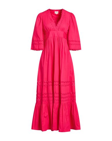Maxi-Kleid Damen Fuchsia 34,36,38,40 Damen