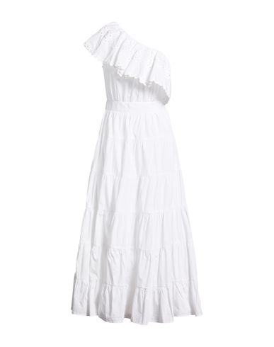Maxi-Kleid Damen Weiß 34,36,38,40 Damen