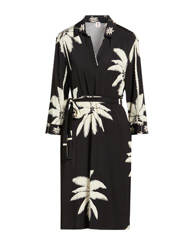 Vestido midi Mujer Negro 46 Mujer