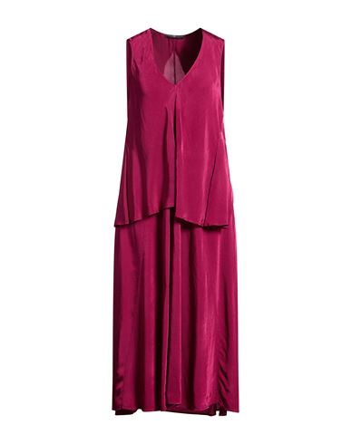Midi-Kleid Damen Magenta 34,36,38,40 Damen