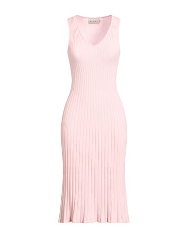 FLONA Midi-Kleid Damen Rosa S Damen