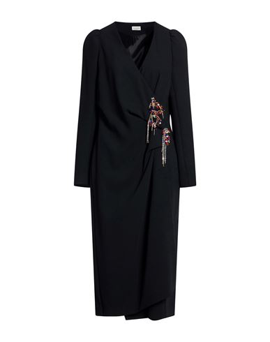 Vestido midi Mujer Negro 38 Mujer