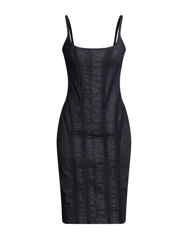 Vestido midi Mujer Azul marino 38 Mujer