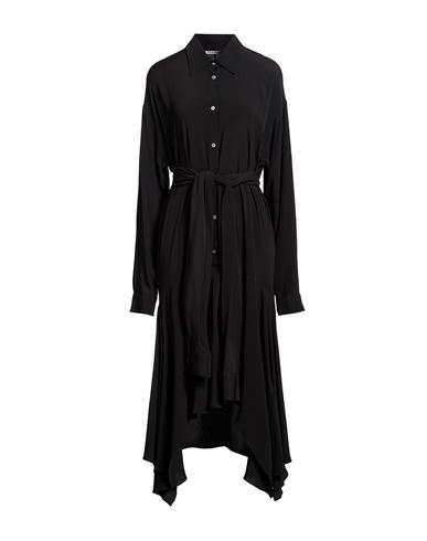 Vestido midi Mujer Negro 40 Mujer
