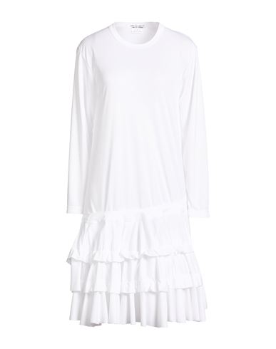 Comme Des Garçons Woman Mini Dress White Size M Polyester