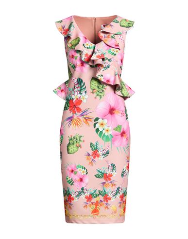 Vestido midi Mujer Rosa palo 38 Mujer