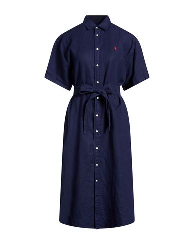 Vestido midi Mujer Azul marino S Mujer