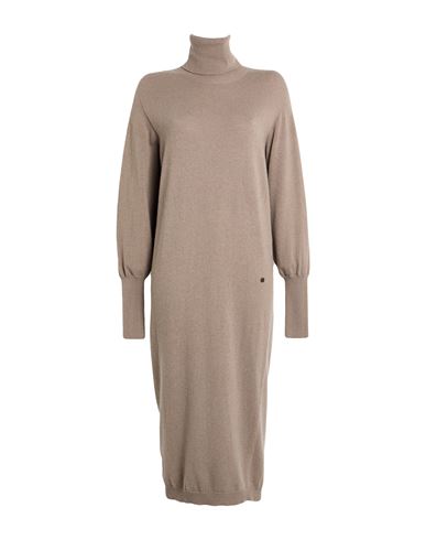 Midi-Kleid Damen Maulwurfsgrau 36 Damen