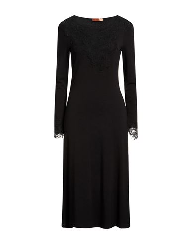 Midi-Kleid Damen Schwarz 36 Damen