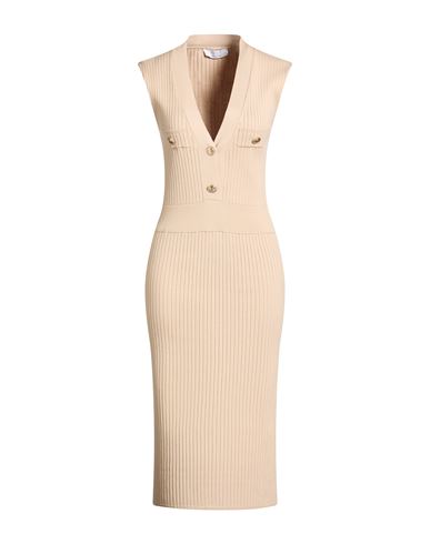 KAOS Midi-Kleid Damen Beige L Damen