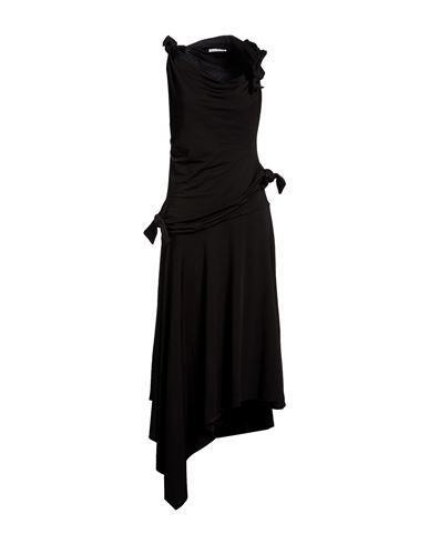 Vestido midi Mujer Negro L Mujer