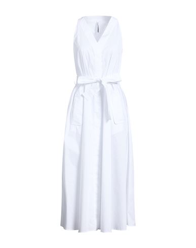 Maxi-Kleid Damen Weiß 36 Damen