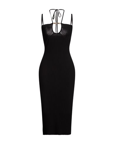 Midi-Kleid Damen Schwarz M,S Damen