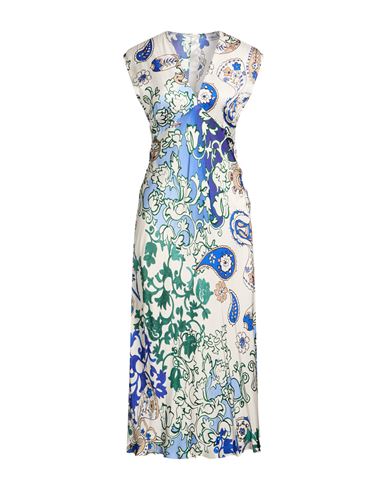 Midi-Kleid Damen Off white 42 Damen