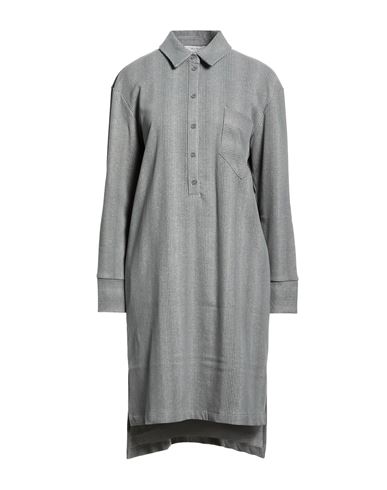Vestido midi Mujer Gris S Mujer