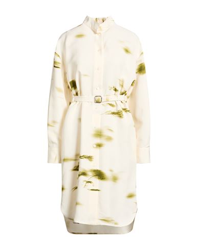 Midi-Kleid Damen Elfenbein 34 Damen