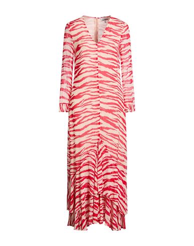 GANNI Maxi-Kleid Damen Rot 36 Damen