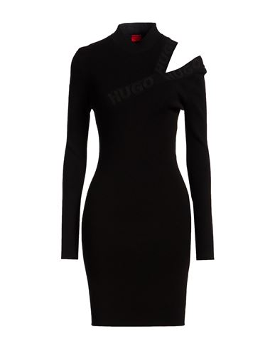 Hugo Minivestido Mujer Negro L Mujer