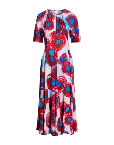 Midi-Kleid Damen Rot 34,36 Damen