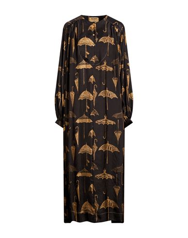 Vestido midi Mujer Negro M Mujer