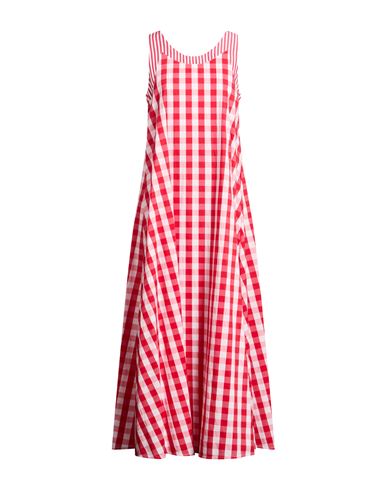 Maxi-Kleid Damen Rot M Damen