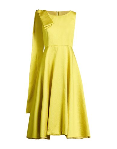 Midi-Kleid Damen Gelb 38 Damen