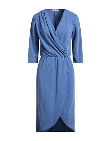 Midi-Kleid Damen Taubenblau XS Damen