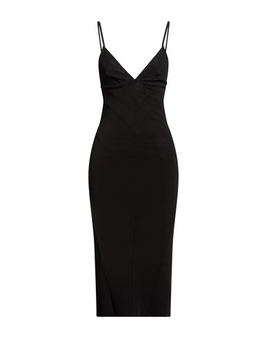 Midi-Kleid Damen Schwarz 36 Damen