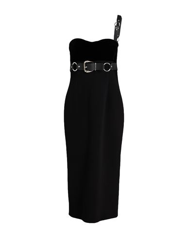 Vestido midi Mujer Negro 42 Mujer