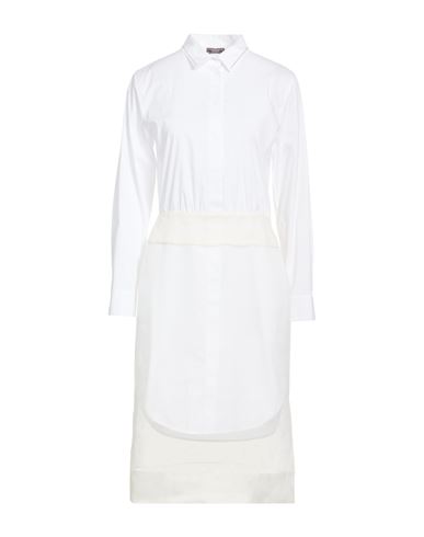 Midi-Kleid Damen Weiß 34,36 Damen