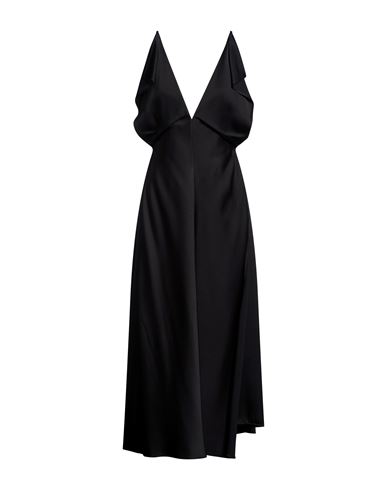 Vestido midi Mujer Negro 36 Mujer