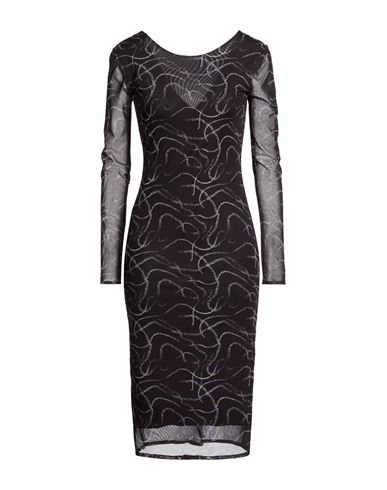 Vestido midi Mujer Negro L,M,S,XL,XS,XXL Mujer