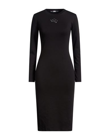 Midi-Kleid Damen Schwarz M,S,XL,XS Damen