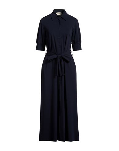 Vestido midi Mujer Azul noche 36 Mujer