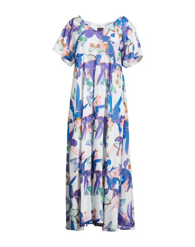 Maxi-Kleid Damen Weiß L,S Damen