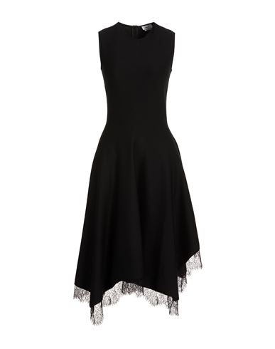 Midi-Kleid Damen Schwarz M Damen
