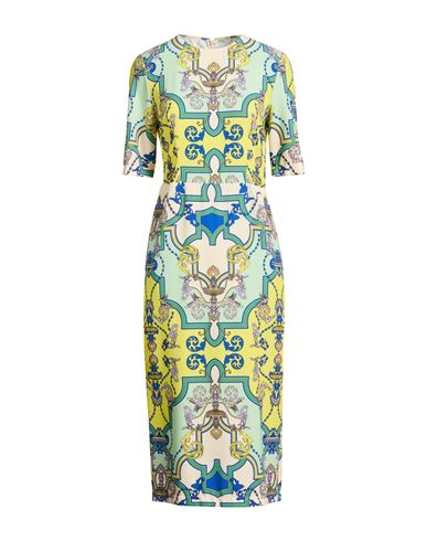 Midi-Kleid Damen Säuregrün S Damen