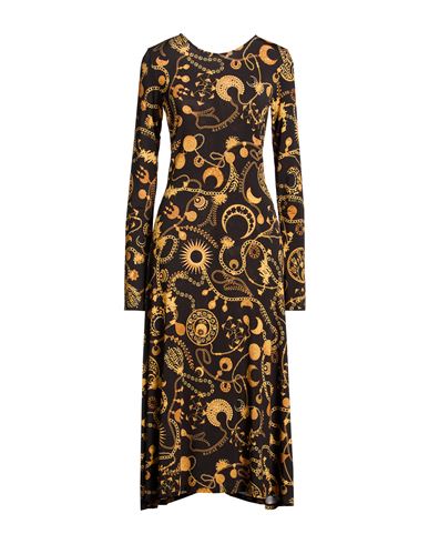 Midi-Kleid Damen Schwarz 38 Damen