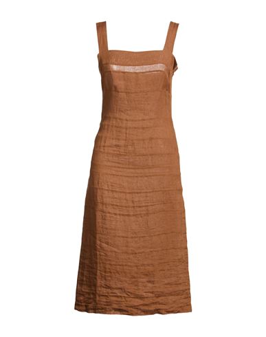 Midi-Kleid Damen Braun 36,40,42 Damen