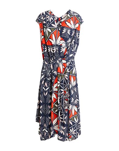 Vestido midi Mujer Azul marino 40 Mujer
