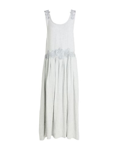 Vestido largo Mujer Gris perla M Mujer