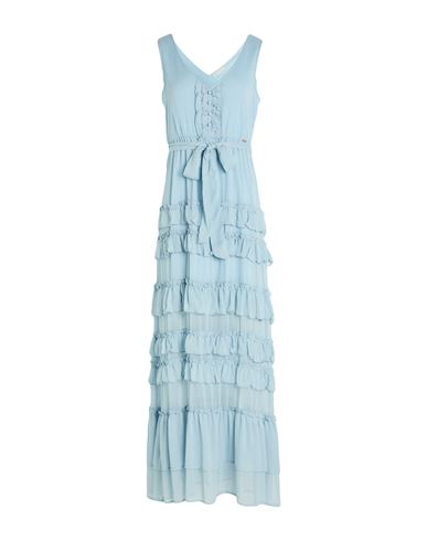 Maxi-Kleid Damen Himmelblau S Damen