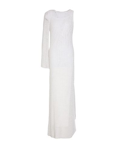 Maxi-Kleid Damen Weiß 30,32,36,40 Damen