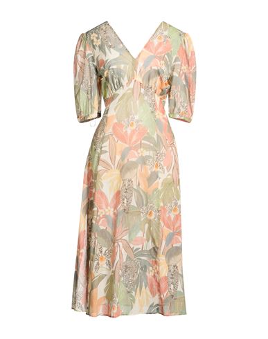 Midi-Kleid Damen Beige 38 Damen